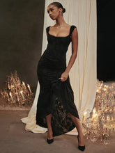 Jacquard Off Shoulder Mermaid Nightclub Long Spring Summer Maxi Dress